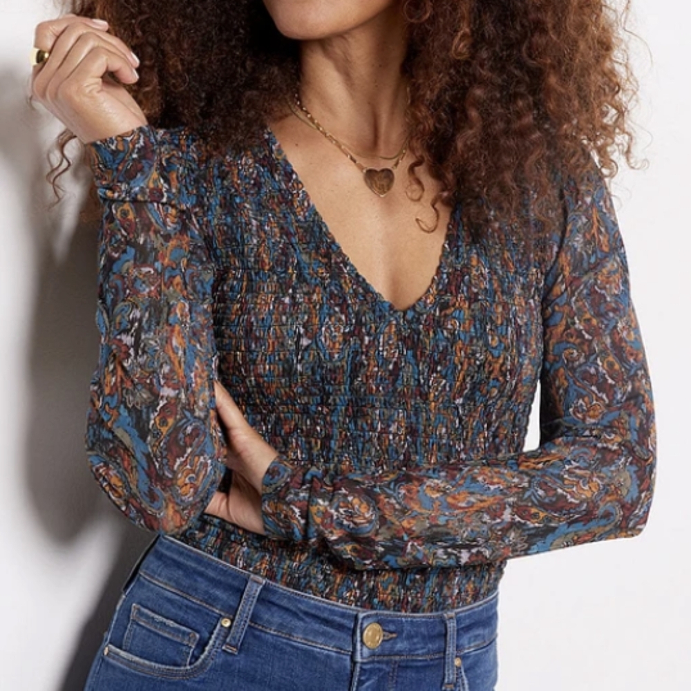 Evereve Kate Printed Top